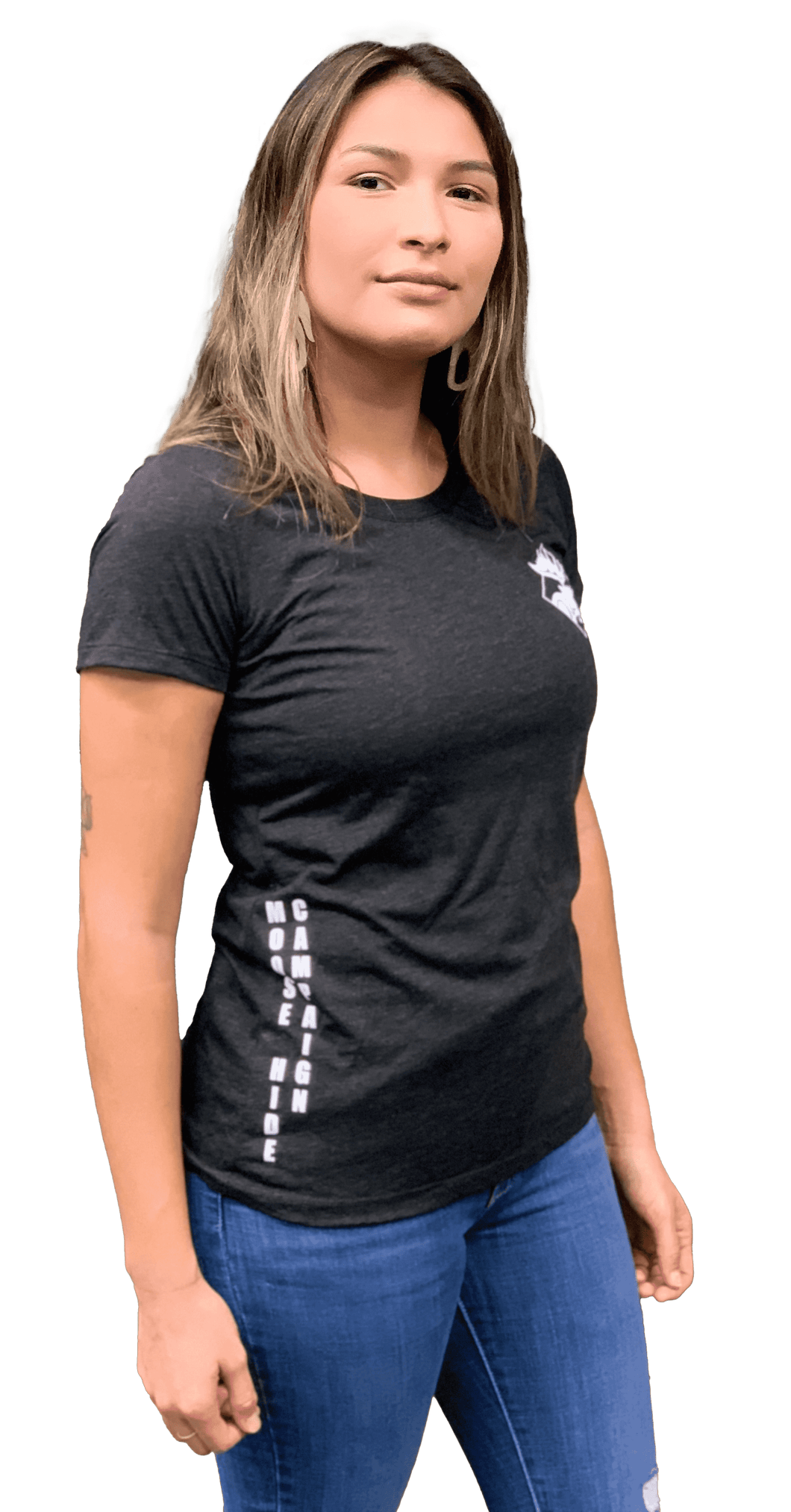 Ladies' T-shirt - vertical logo